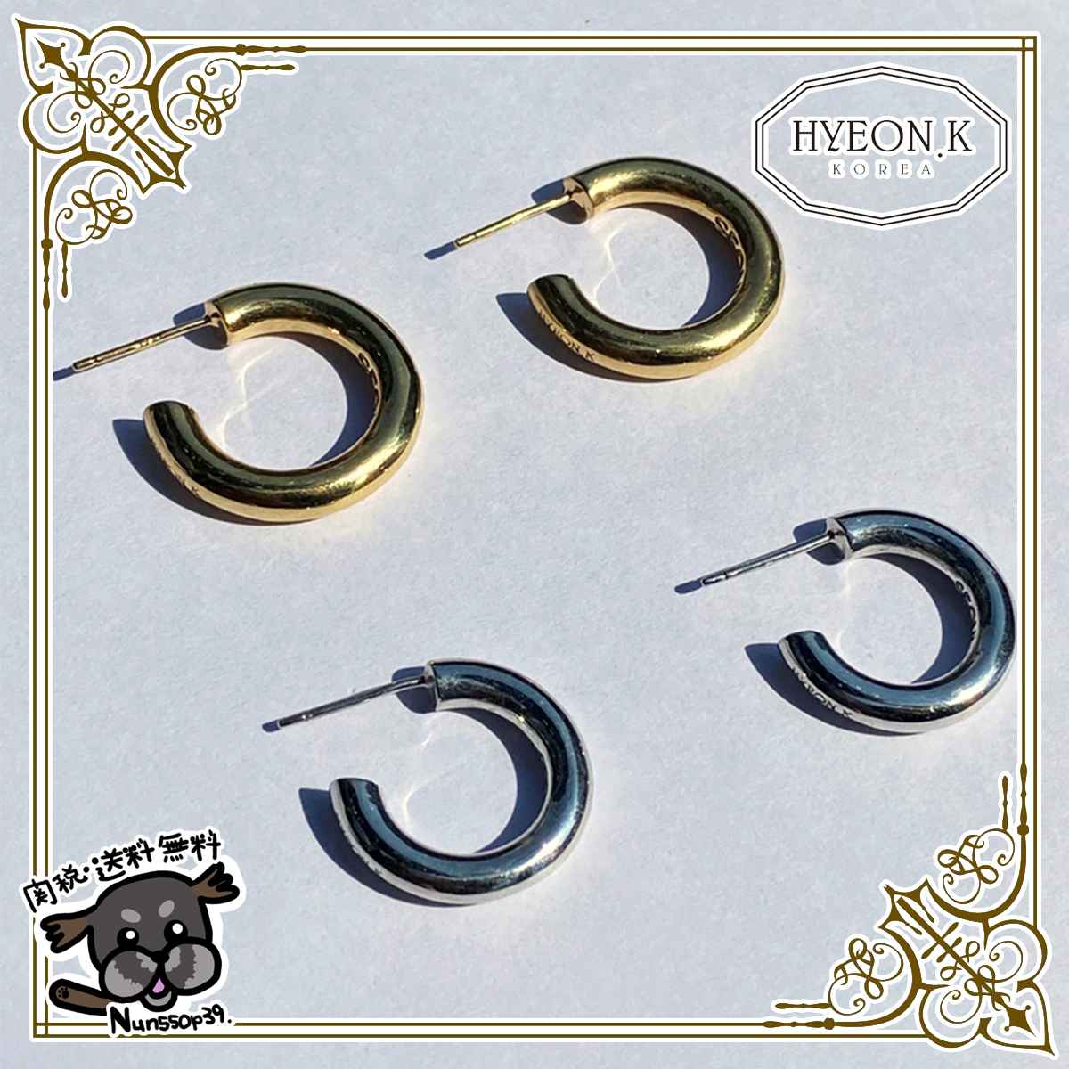 【HYEONK】HYEON.K SEOUL EARRING（small）