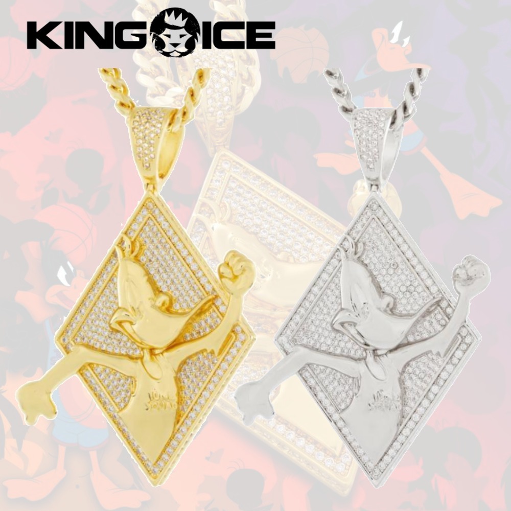 別注】 KING ICE × SPACE JAM DAFFY DUCK ネックレス * 2色 メンズ