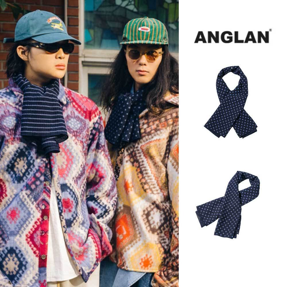 【ANGLAN】Dot Pattern Muffler