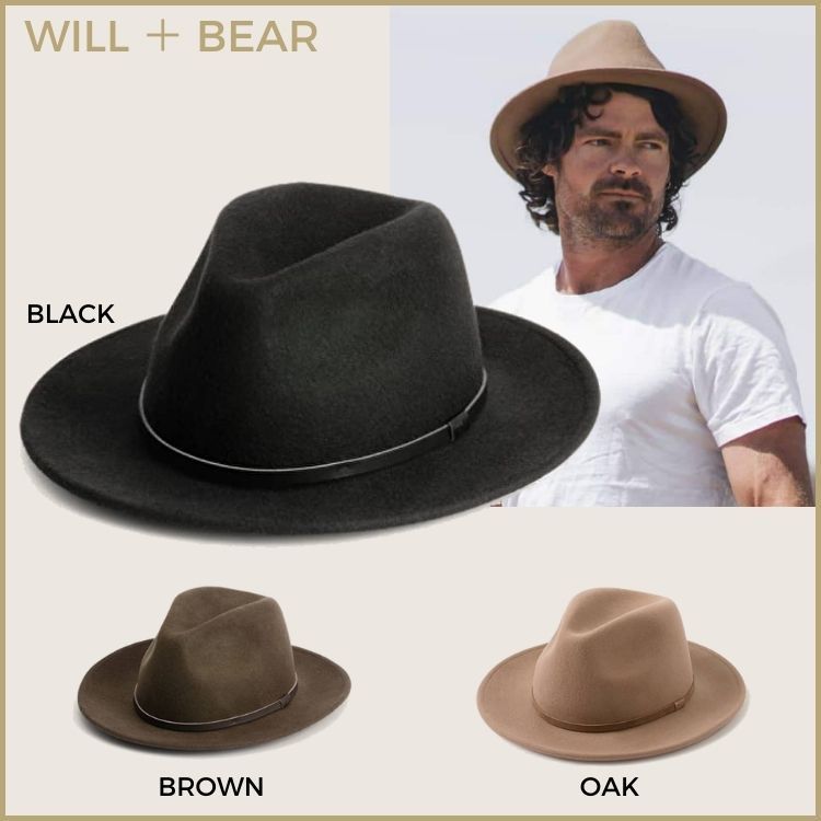 [Will and Bear]*William Hat* つば広帽