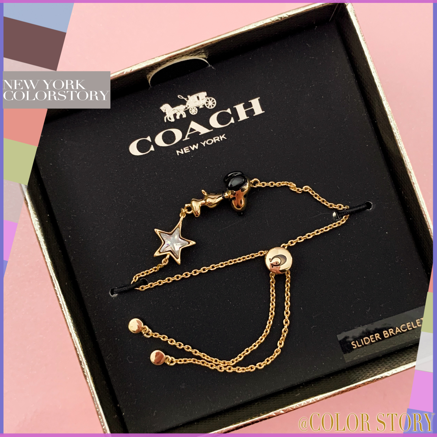 【COACH x スヌーピー】●完売レア!●ボックス付き ブレスレット