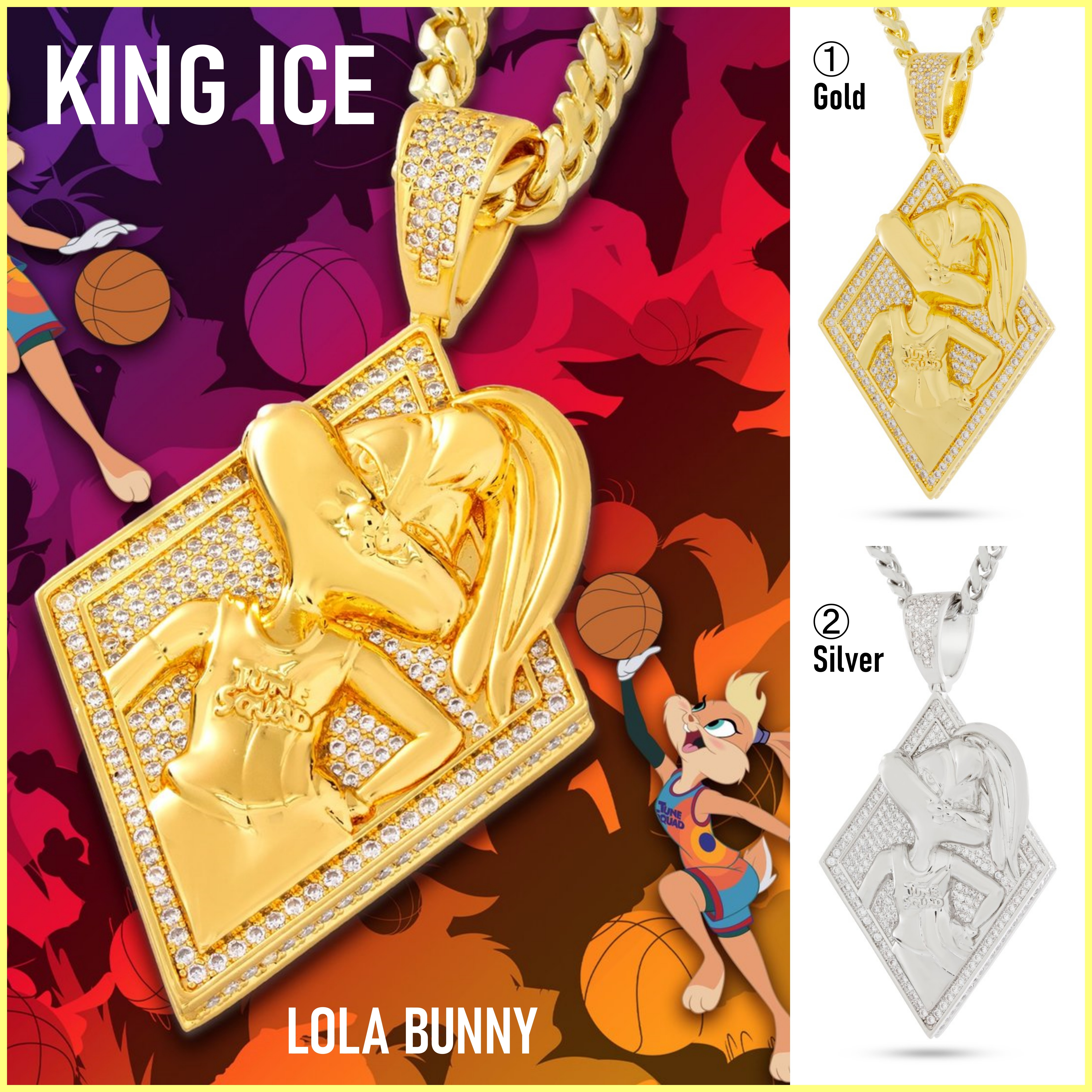 送料関税込【SPACE JAM x KING ICE】LOLA BUNNY (2色)☆国内発送