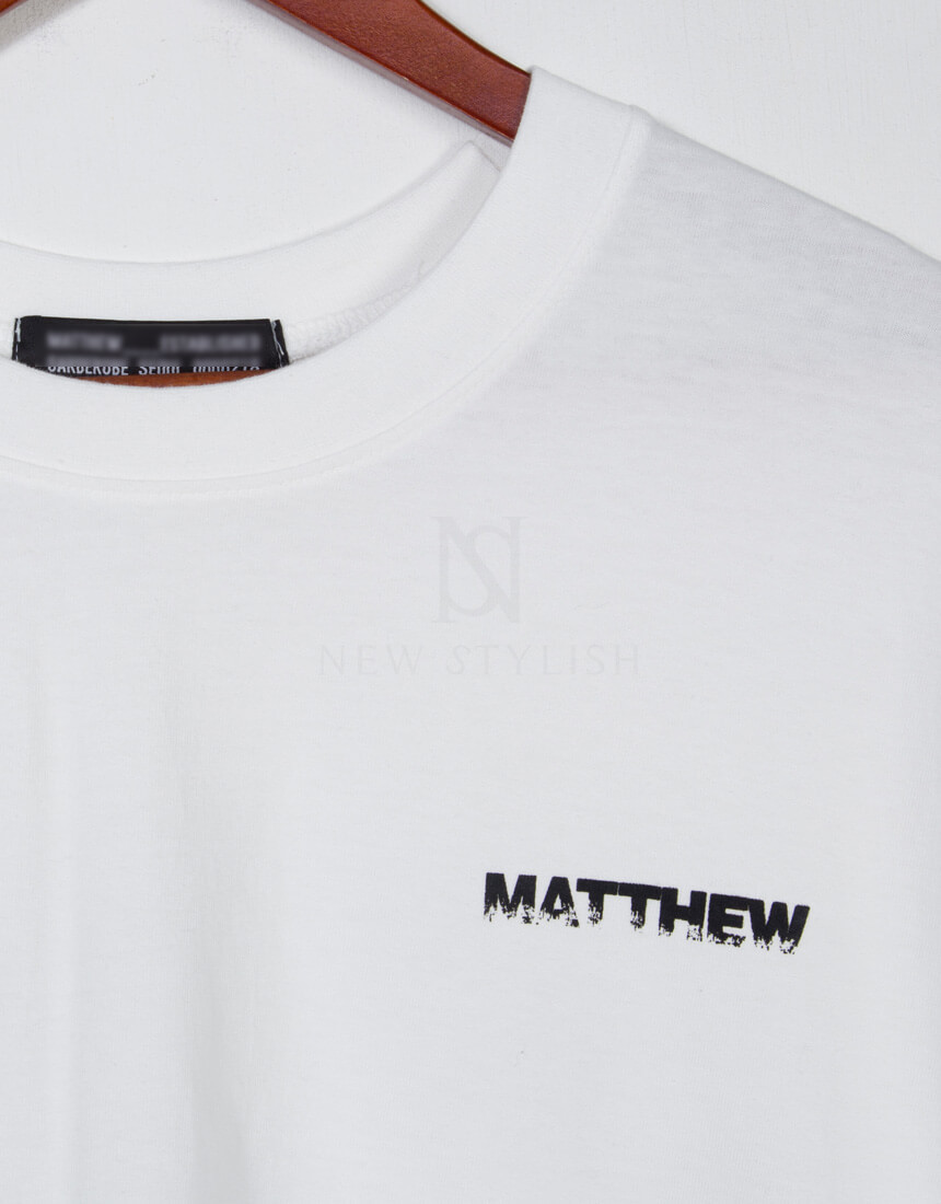 関税・送料込】(2 colors) Jesus printed patchwork t-shirts