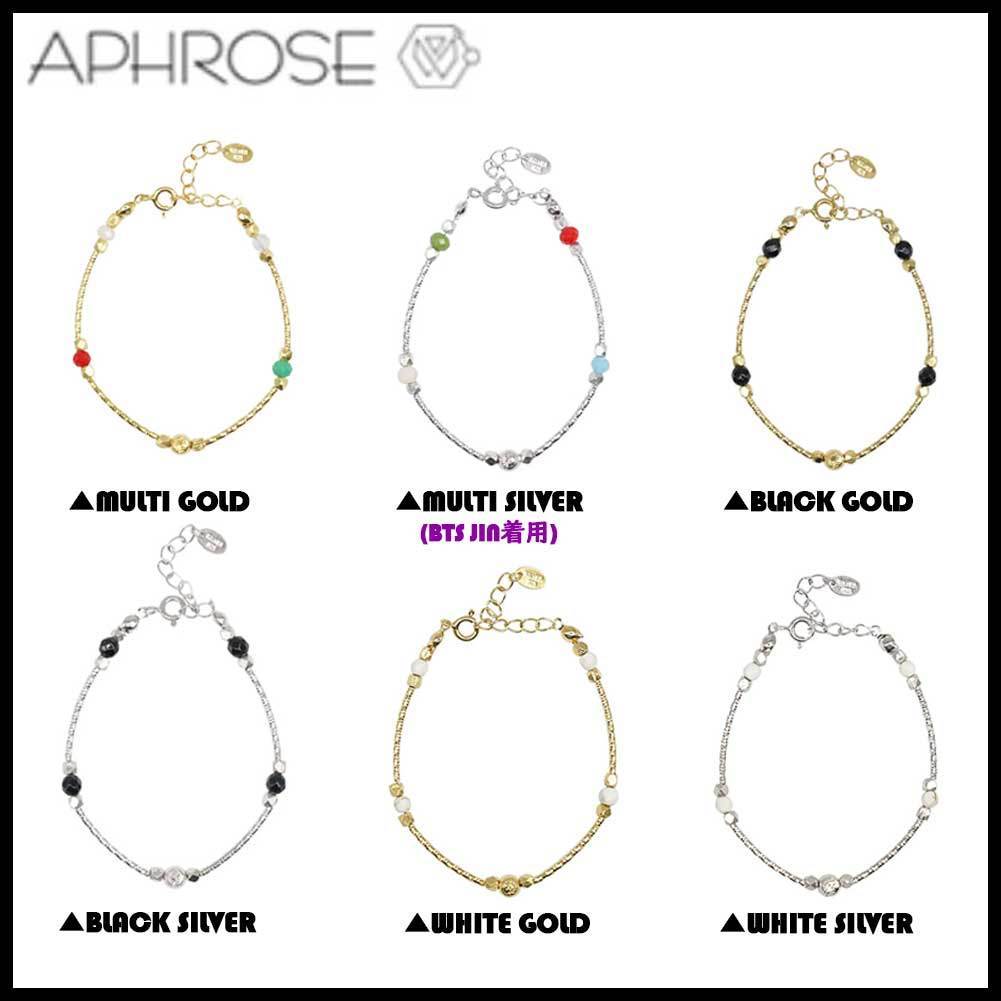 BTS JIN着用 ●APHROSE● PERSONA BALL BEAD PIPE BRACELET 6色