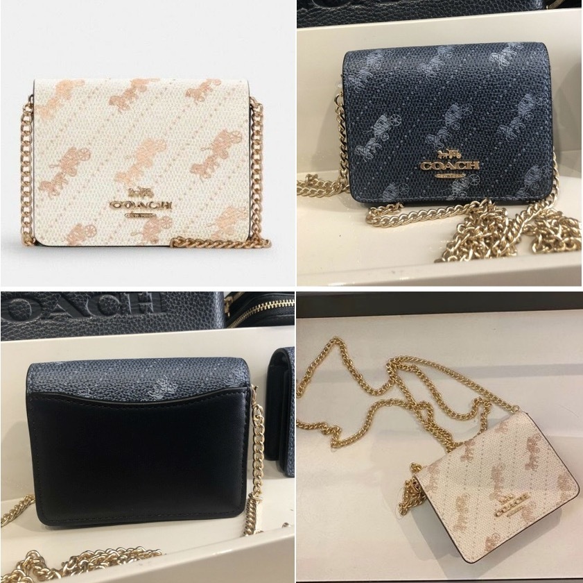 セールCoachホース&キャリッジチェーン付2wayカードミニ財布 カードケース・名刺入れ セールCoachホース&キャリッジチェーン付2wayカードミニ財布 カードケース・名刺入れ
