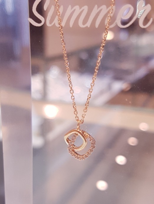 ☆STONE HENgE☆ 14K ローズゴールド ネックレス