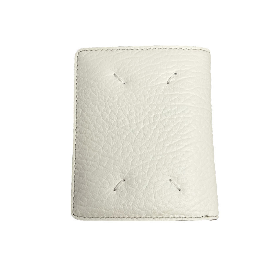 即発☆MAISON MARGIELA レザー ポッパーウォレット 二つ折り財布