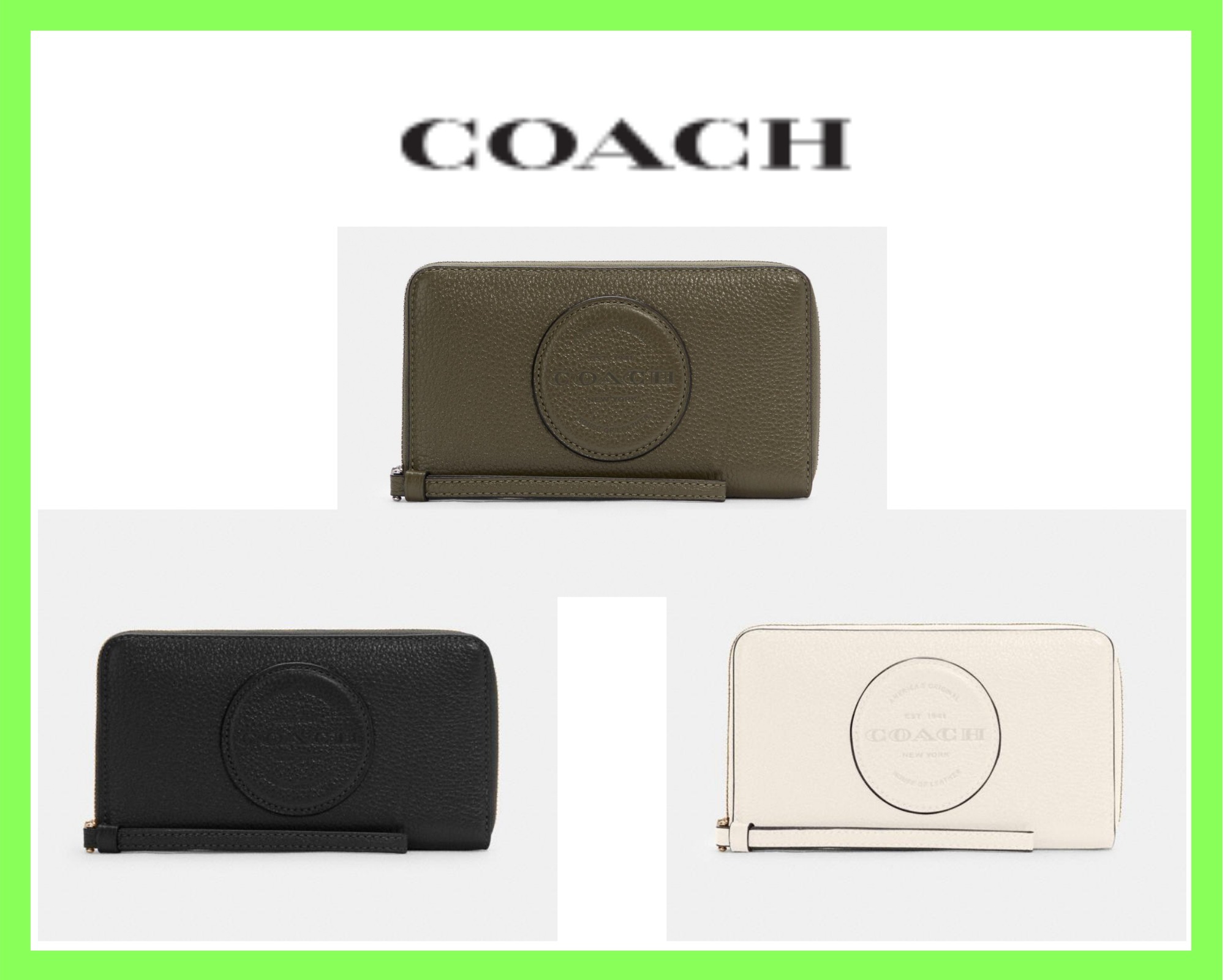 【COACH】★SALE★海外限定 /ジップアラウンドphoneウォレット