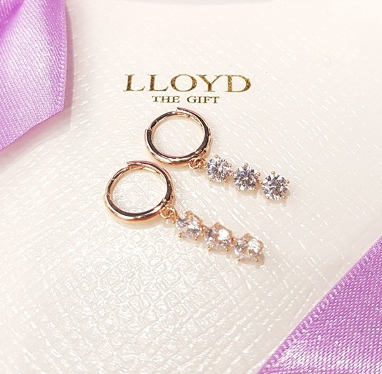 [LLOYD] 韓国☆14K Gold☆Basic Volume One-Touch Earrings LLOYD] 韓国☆14K Gold☆Basic Volume One-Touch Earrings