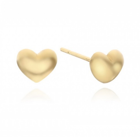 [LLOYD] 韓国アクセ☆14K Gold☆Daily Basic Heart Earrings