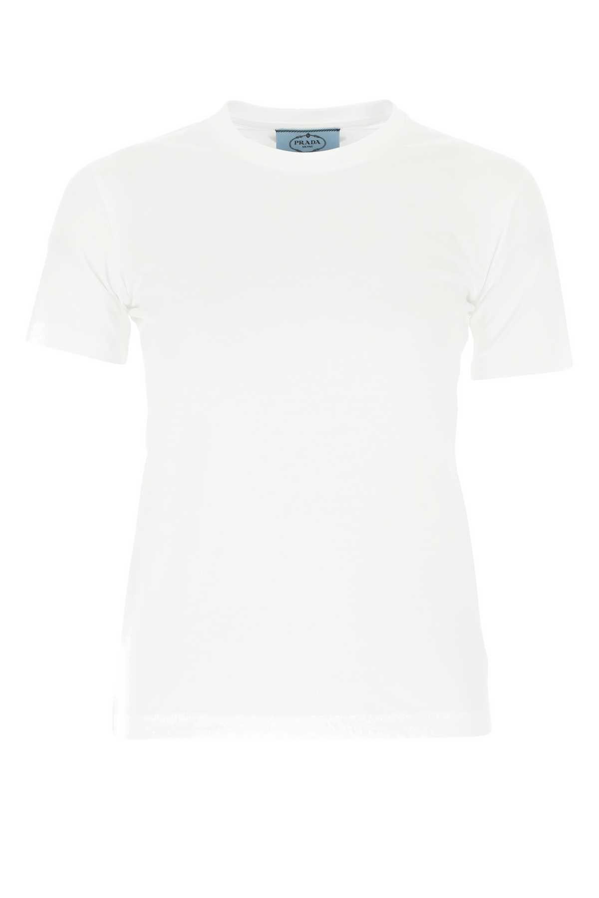 Prada White cotton t-shirt set www.omniblonde.com