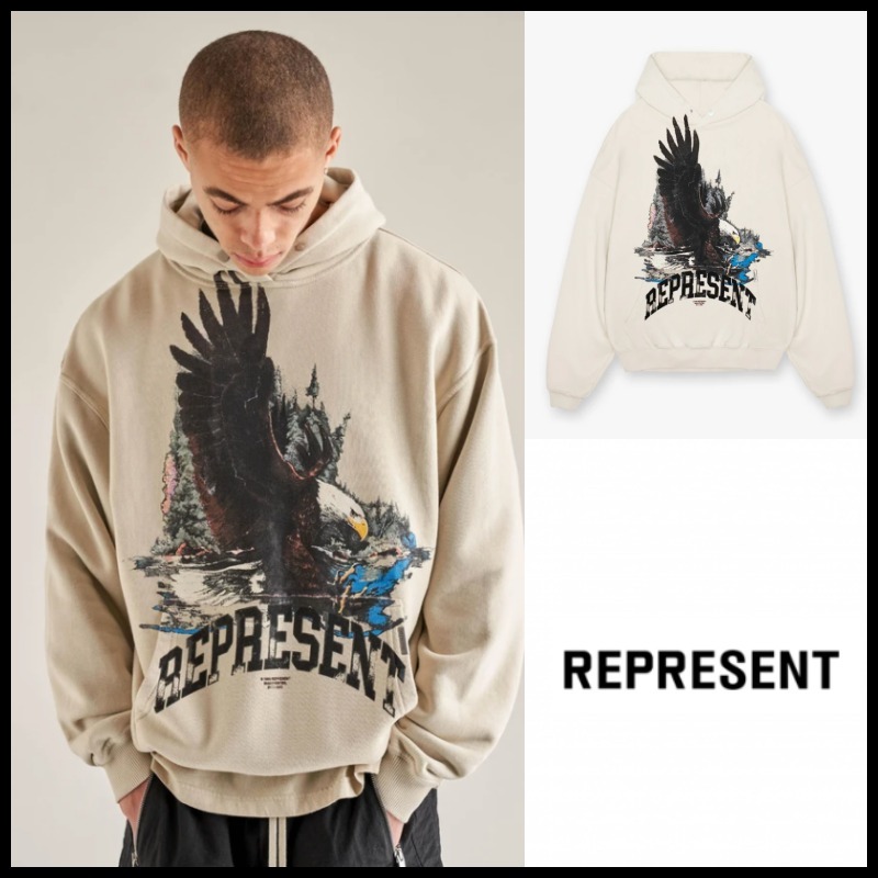 最安 - 【REPRESENT】Eagle メルカリ ヴィンテージ パーカー - azuma