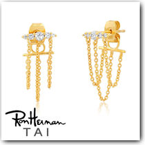 【関税込】Ron Herman★TAI jewelryトリプルチェーンピアス 【関税込】Ron Herman★TAI jewelryトリプルチェーンピアス