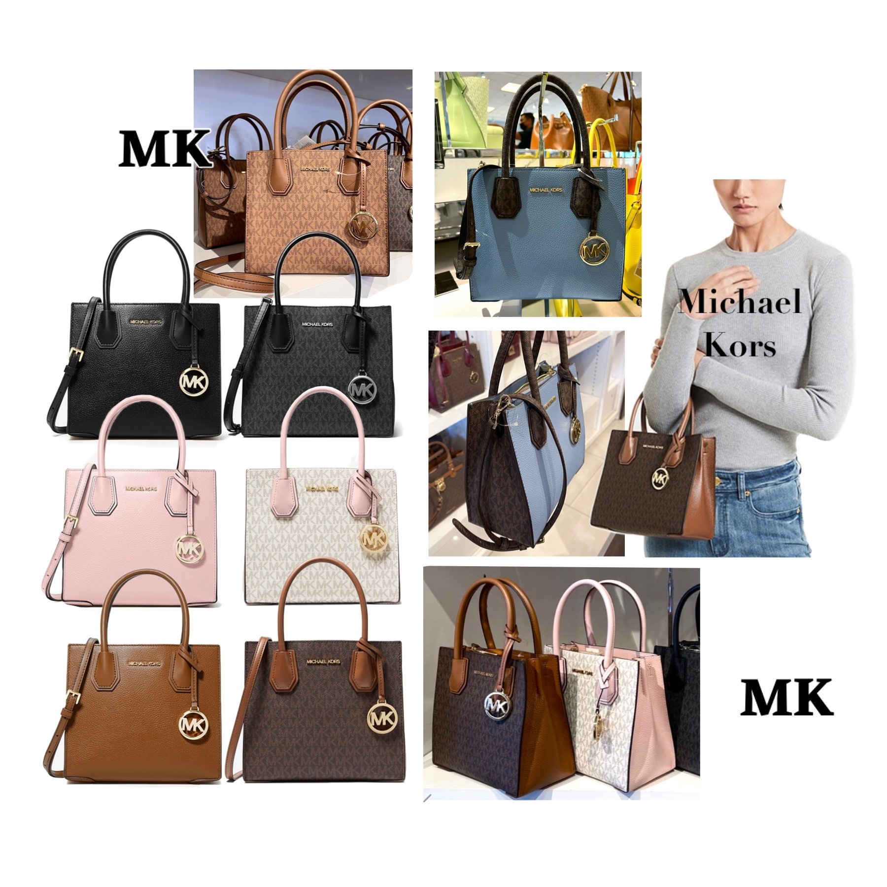 Mercer Logo Messenger 2way ショルダーバッグ / ハンドバッグ