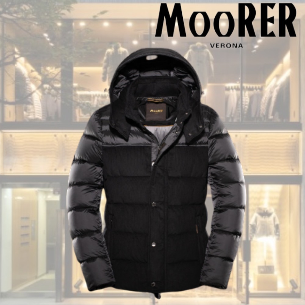 MOORER グースダウン入り eracle-sve ボンバージャケット 素敵な