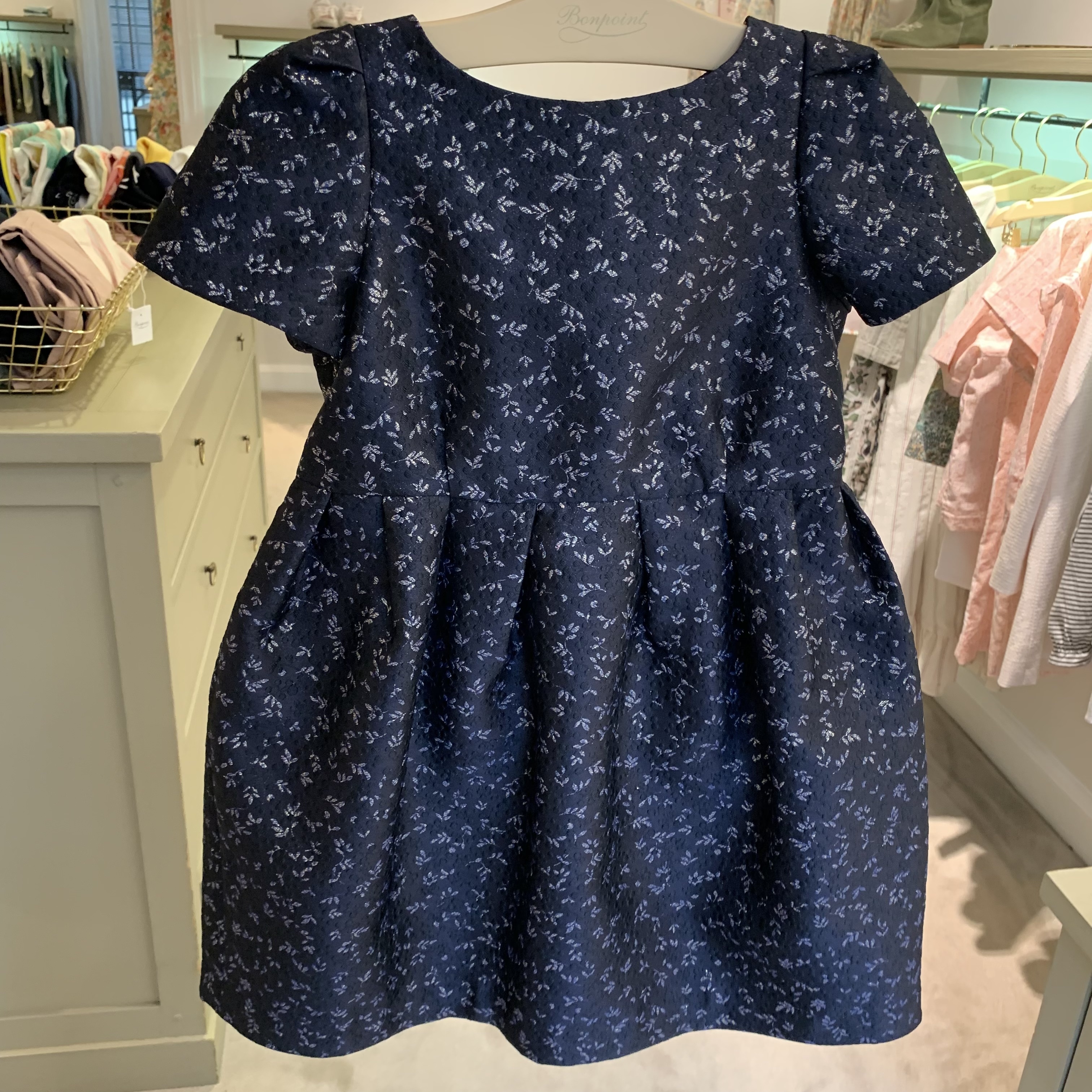 bonpoint ボンポワン⭐︎花柄ワンピース⭐︎イエロー 3A