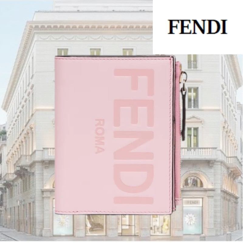 【送料無料/新品】 即発・送料込FENDI日本限定 ピンクレザーミディアム財布 折りたたみ財布 【送料無料/新品】 即発・送料込FENDI日本限定 ピンクレザーミディアム財布 折りたたみ財布