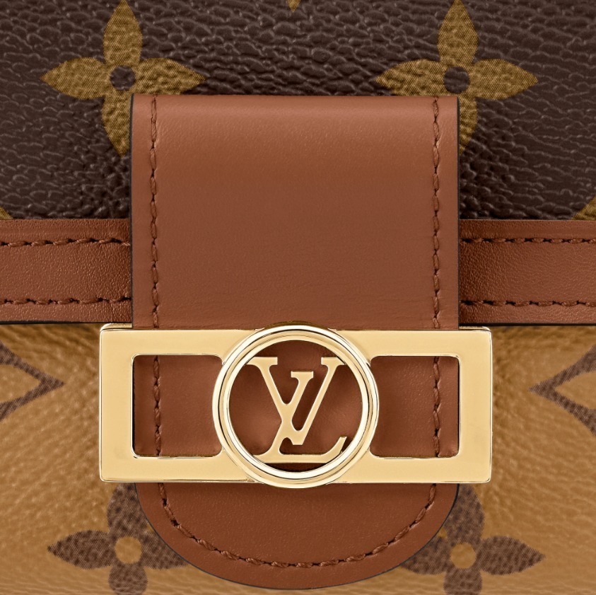 Louis Vuitton Mini Dauphine Compact Wallet On Chain (M80724)