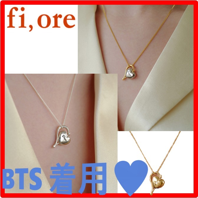 ★BTSジミン着用★【Fiore】★Spin Balloon Heart Necklac.e★
