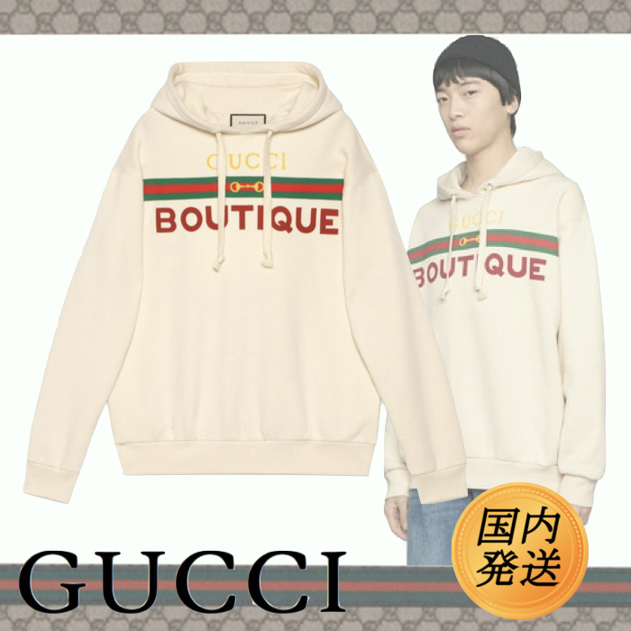 【国内発送★】GUCCI BOUTIQUE ホースビット スウェットシャツ