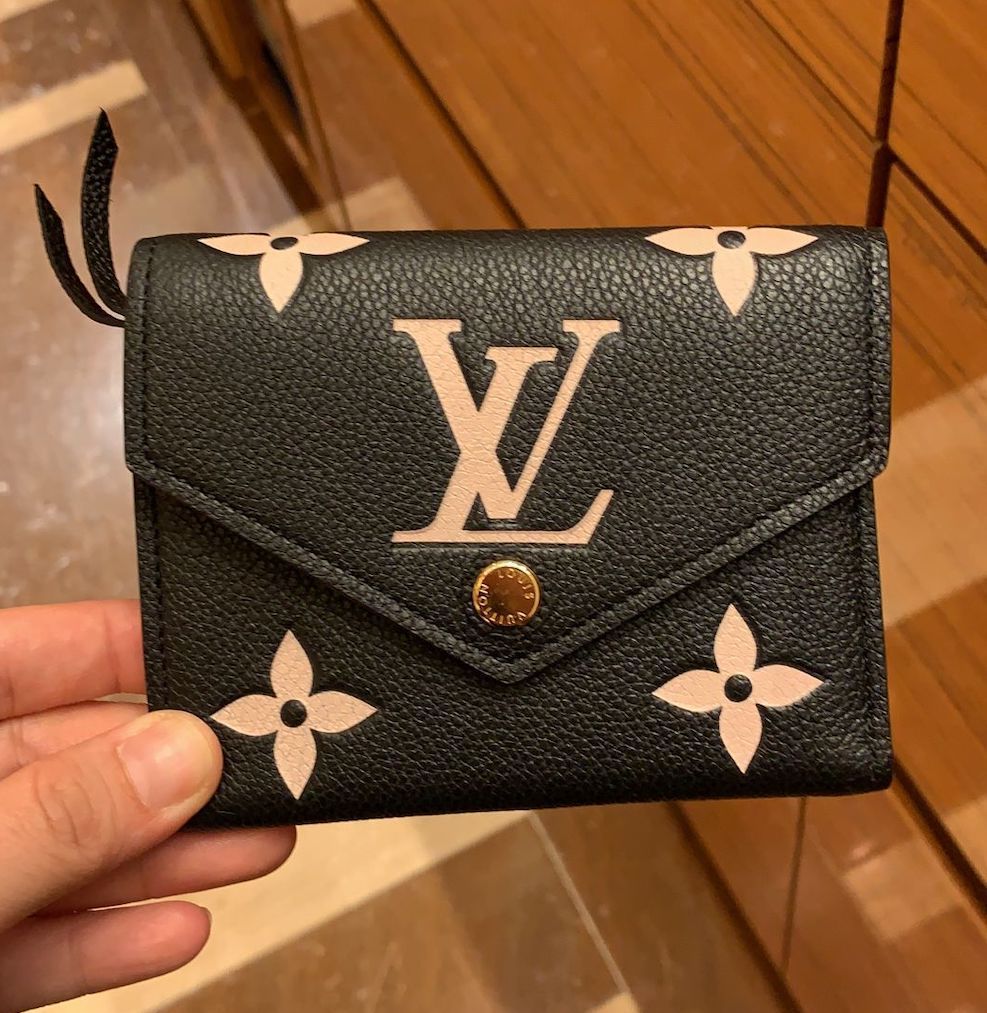 LV Victorine Wallet w/ gold button