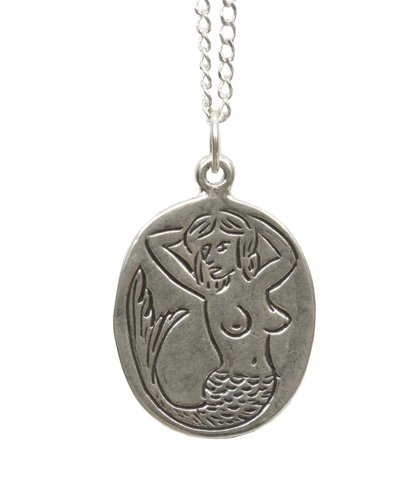 LHN Jewelry ハンドメイド マーメイド ネックレス シルバー