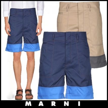 人気No.1 大幅お値下げ ハーフパンツ 【新品未使用】MARNI - ハーフ 直営店及び正規販売店 新品未使用 マルニビジュー付きハーフパンツ カジュアルパンツ