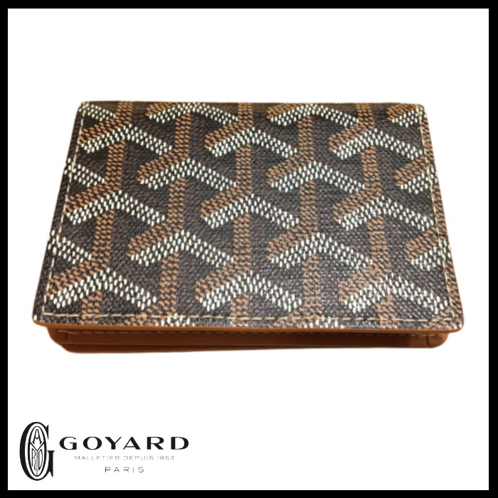 GOYARD ゴヤール 名刺 カード入れ ブラック タン 財布・小物 カード