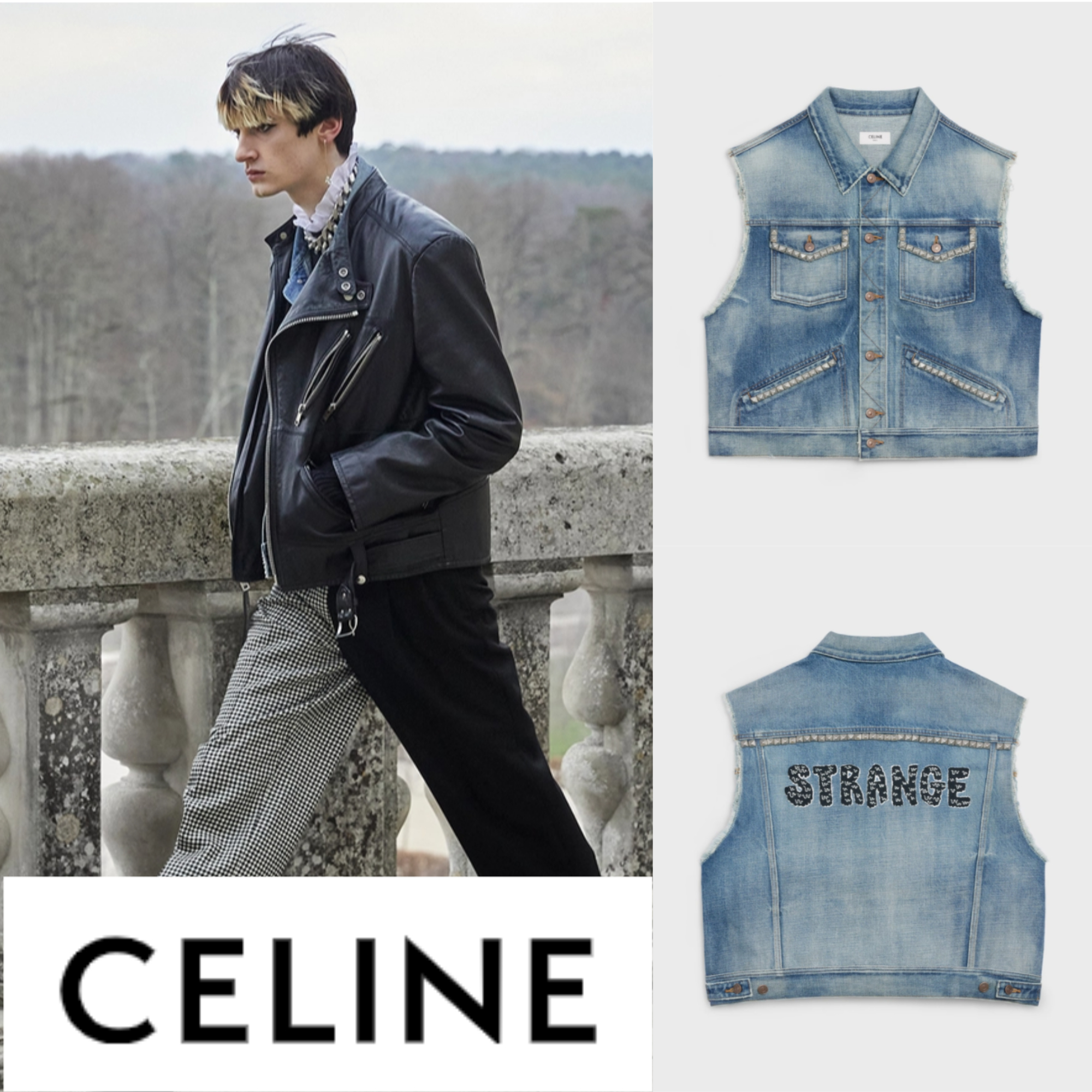 13周年記念イベントが CELINE ベスト ジャケット デニム alassema