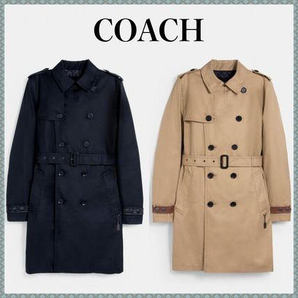 Coach トレンチコート 【COACH】お洒落なトレンチコート♪ 選べる2色 / 送関込み