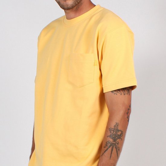Belief NYC French Terry Pocket Tee  -バター