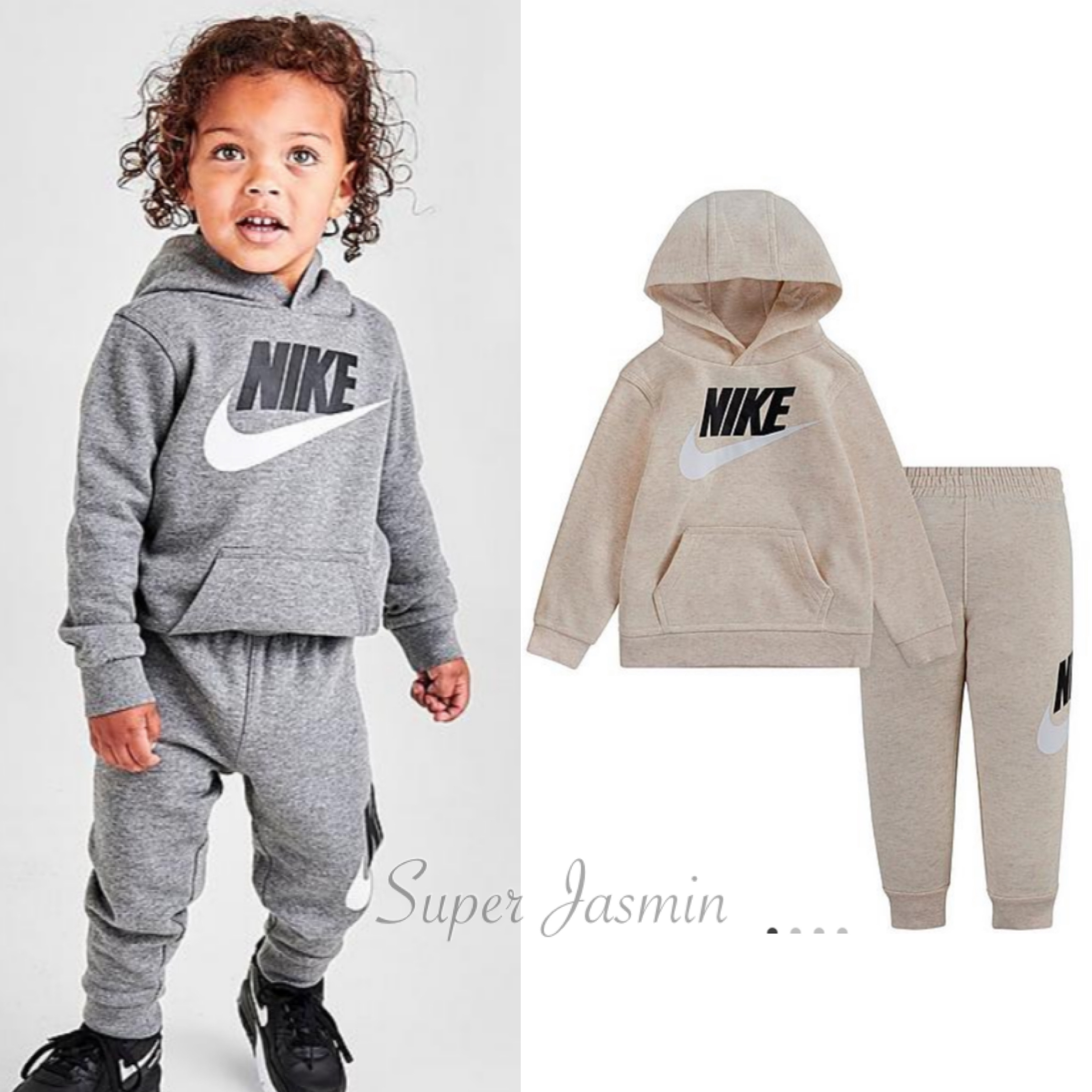 雪の豪奢 NIKE☆2-4才サイズ（95-110）セットアップ♪ (Nike/キッズ ウォーキング・ランニングウェア