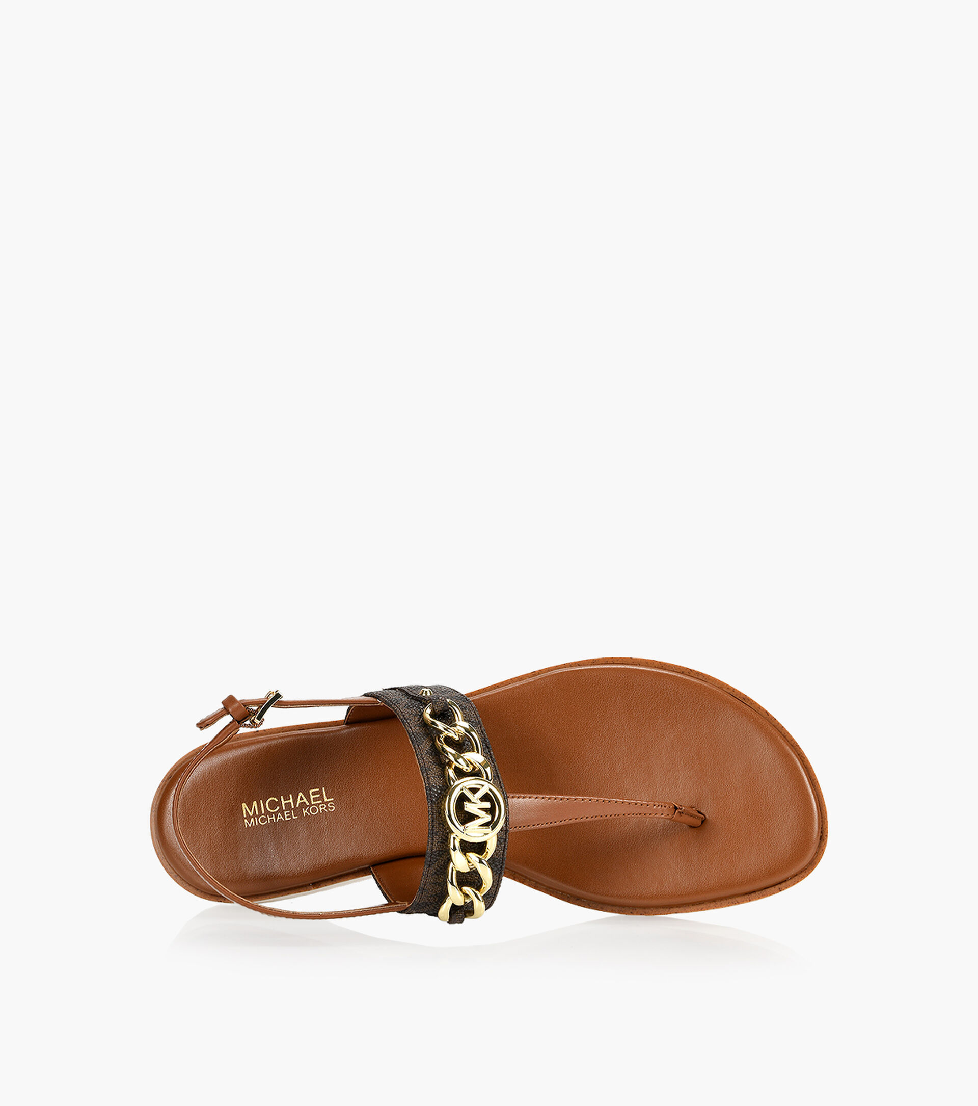 Michael Kors サンダル・ミュール 【MICHAEL KORS】高級感なMKモノグラム フラットトングサンダル(6)