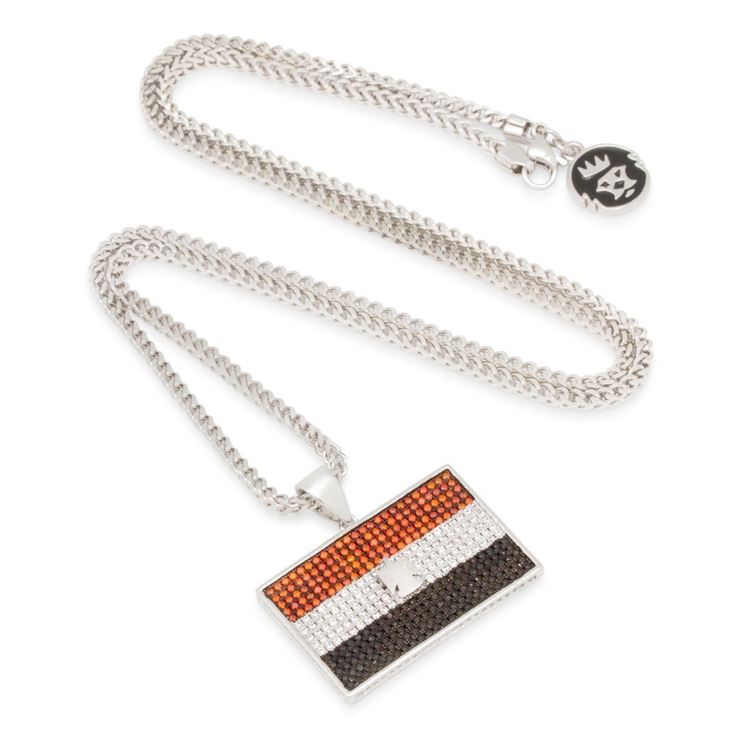 送料税込【King Ice】FLAG OF EGYPT NECKLACE エジプト☆ 国内発 送料税込【King Ice】FLAG OF EGYPT NECKLACE エジプト☆ 国内発