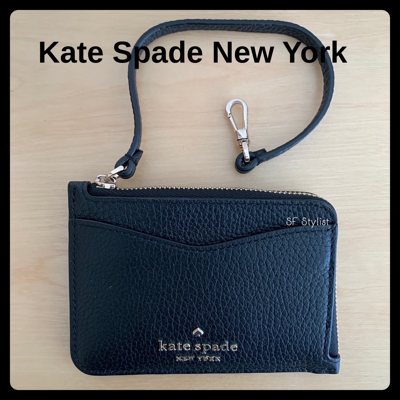 全2色★Kate Spade便利なリストレットカードホルダー