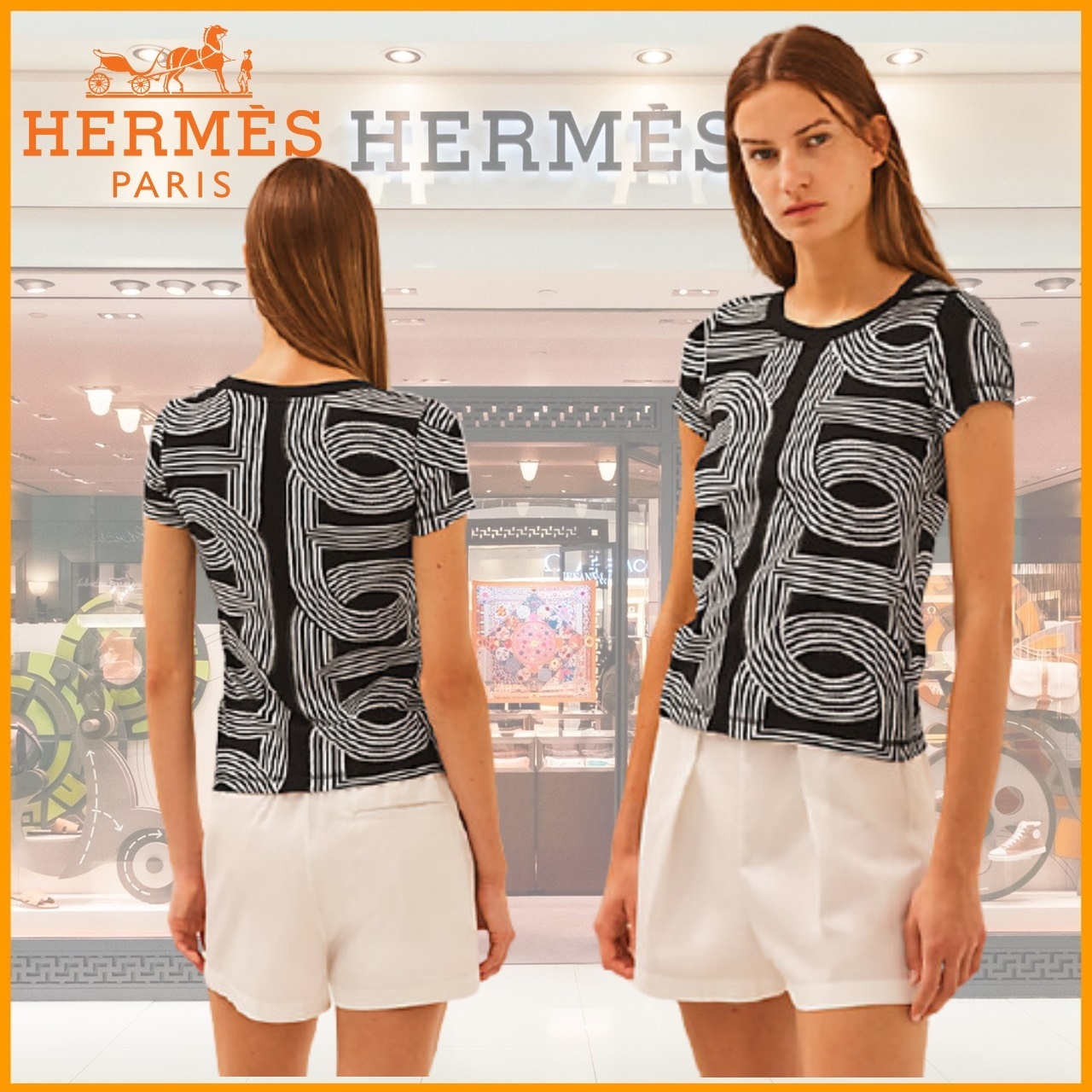 【入手困難!シンプルが使える◎】HERMES Tシャツ コットン Tシャツ・カットソー 【入手困難!シンプルが使える◎】HERMES Tシャツ コットン Tシャツ・カットソー