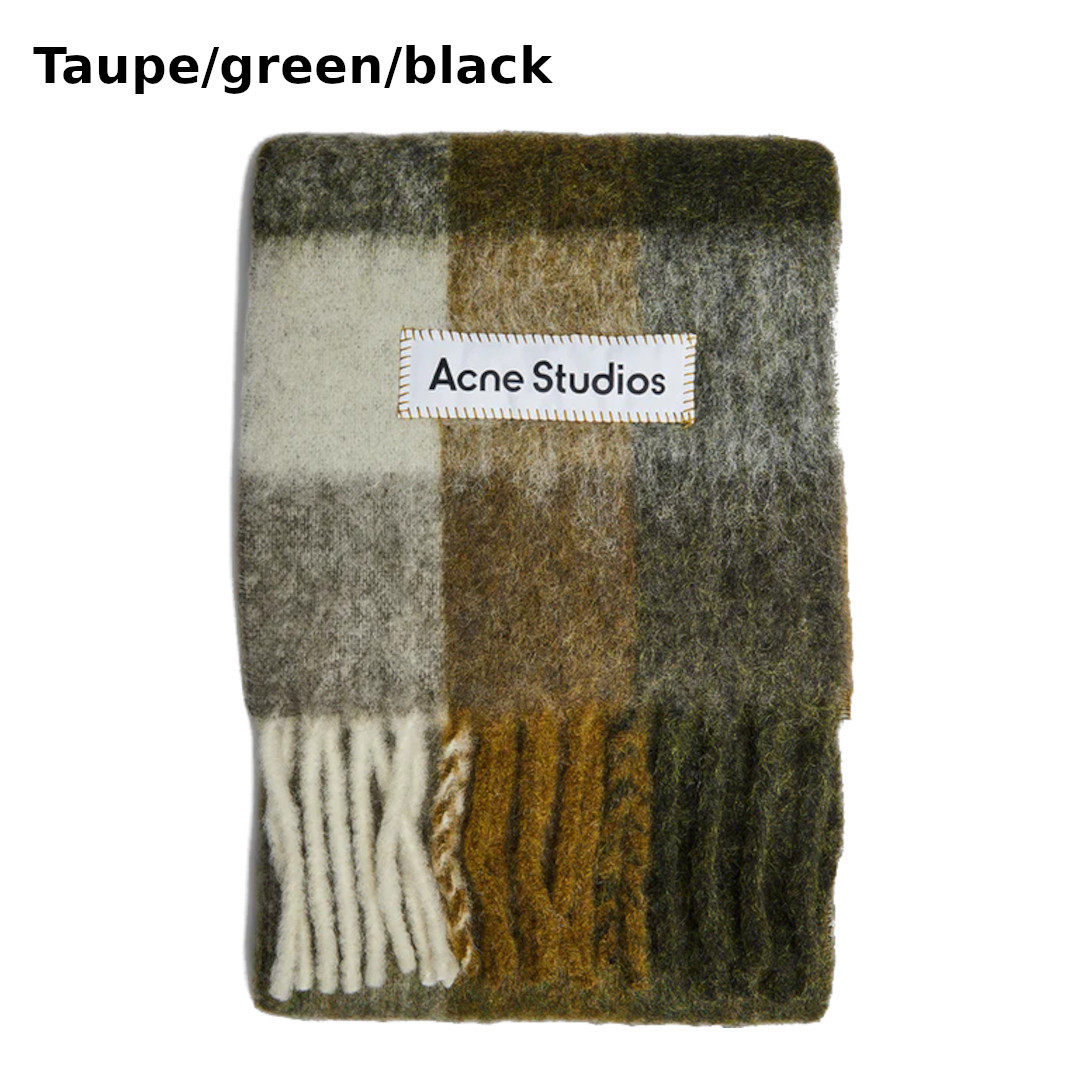 秋冬大人気☆【Acne Studios】マルチチェックスカーフ/ 各色