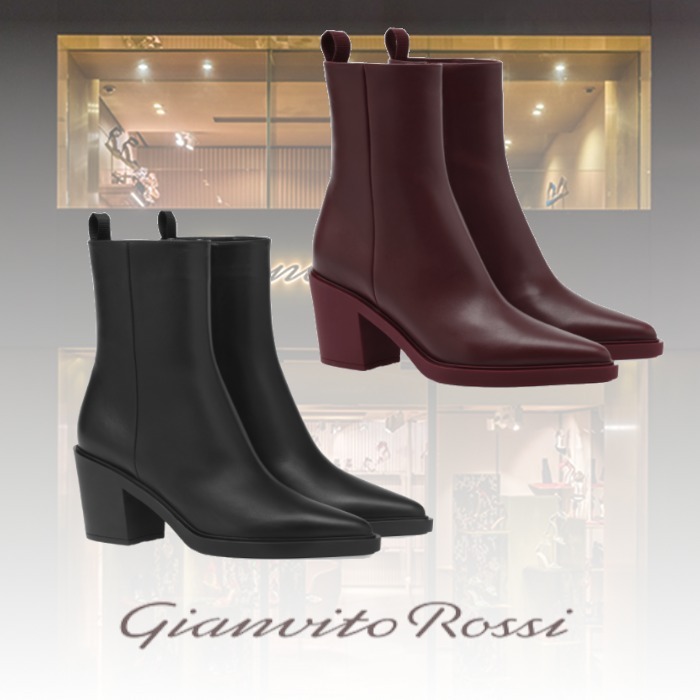 有名なブランド GianvitoRossi ショートブーツ - ブーツ - www ...