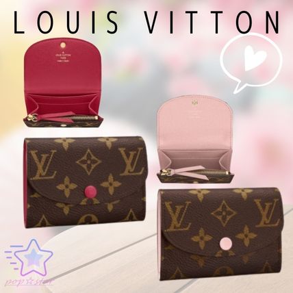ピンク系 Louis Vuitton MONOGRAM x 折りたたみ財布(レディース ...