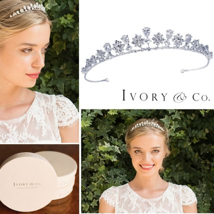 IVORY&CO ウェディングアクセサリー IVORY&COクリスタルティアラ ベル