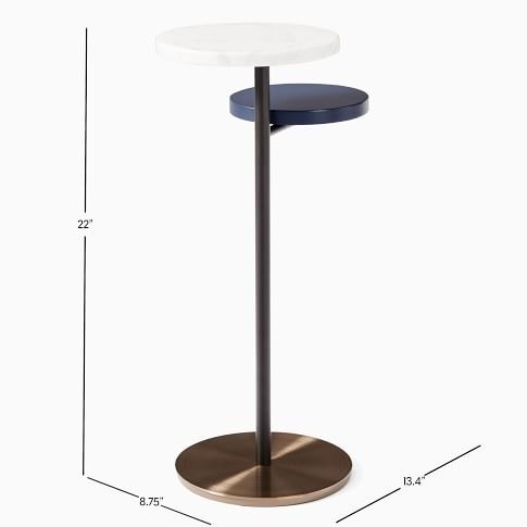 west elm 机・テーブル 【送料関税込】*west elm*エクリプスドリンクテーブル 2108397(4)