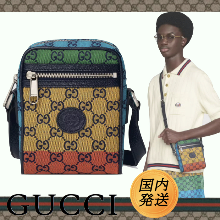 【国内発送★GUCCI】GG マルチカラー ミニ ショルダーバッグ