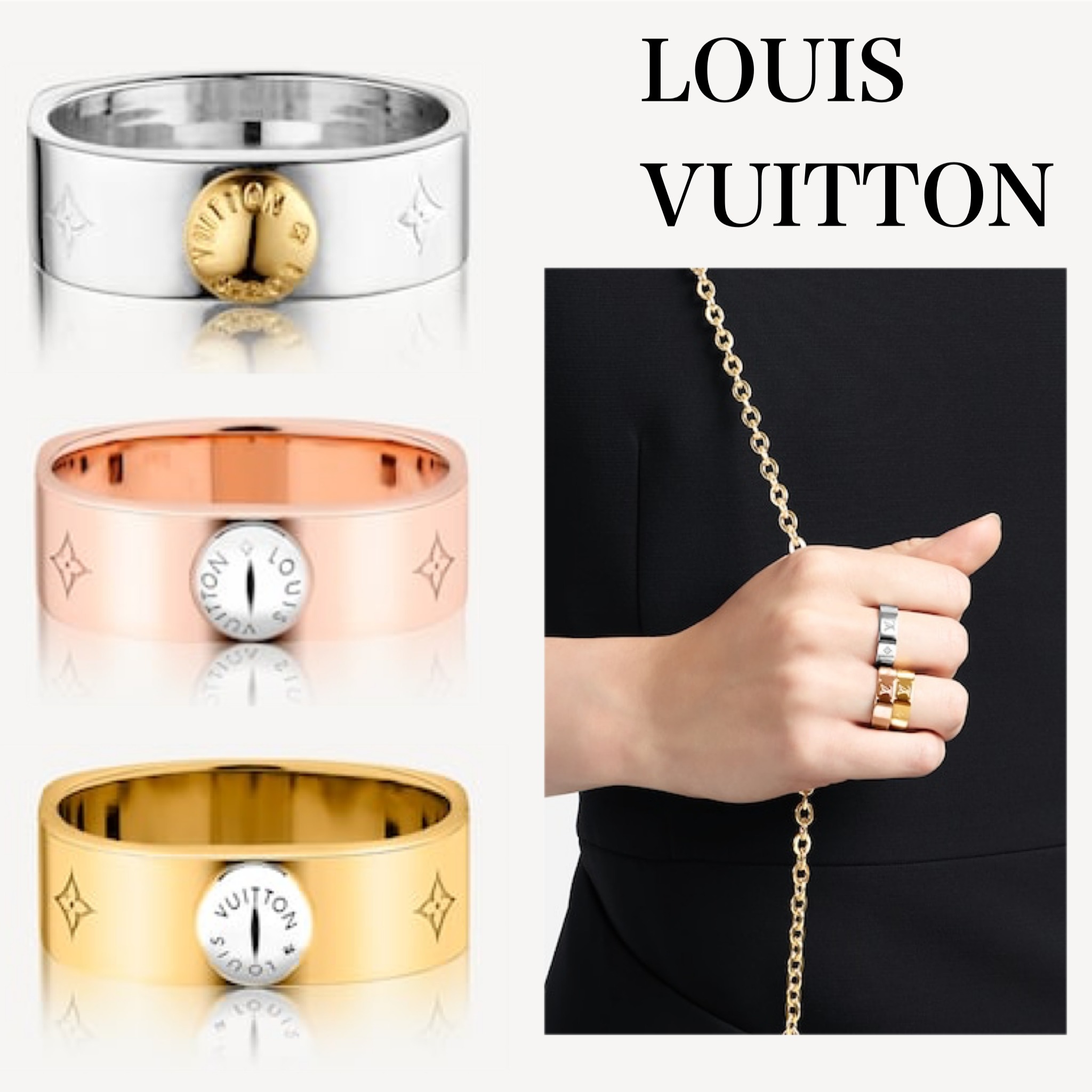 トップ 即発 VUITTON 《リング・ナノグラム》リング 指輪 指輪・リング トップ 即発 VUITTON 《リング・ナノグラム》リング 指輪 指輪・リング