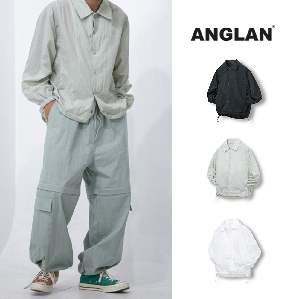 【ANGLAN】Moca Coach Shirt Jacket