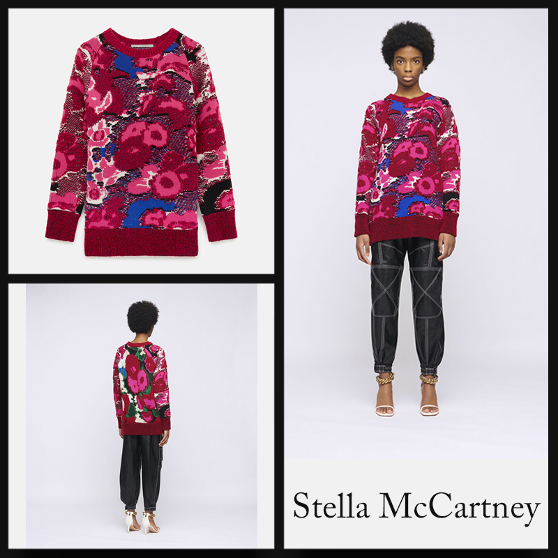 Stella McCartney フローラル ジャンパー セーター 関税送料込 ニット・セーター Stella McCartney フローラル ジャンパー セーター 関税送料込 ニット・セーター