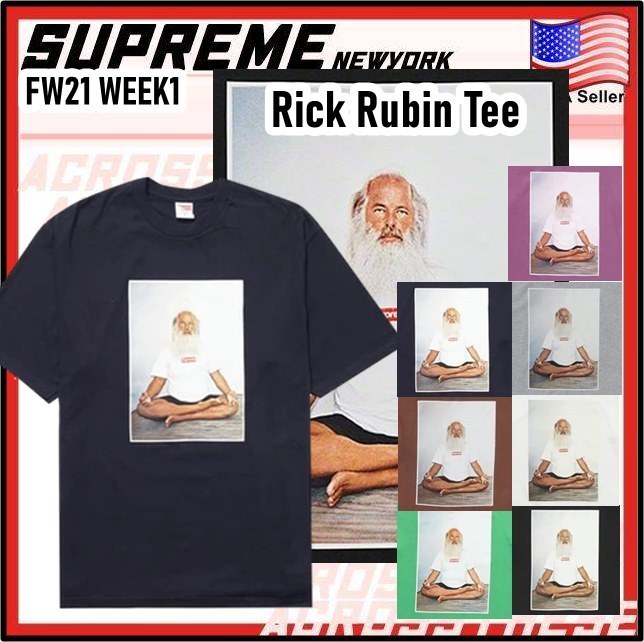 Supreme Rick Rubin Tee リック ルービン FW 21 2021