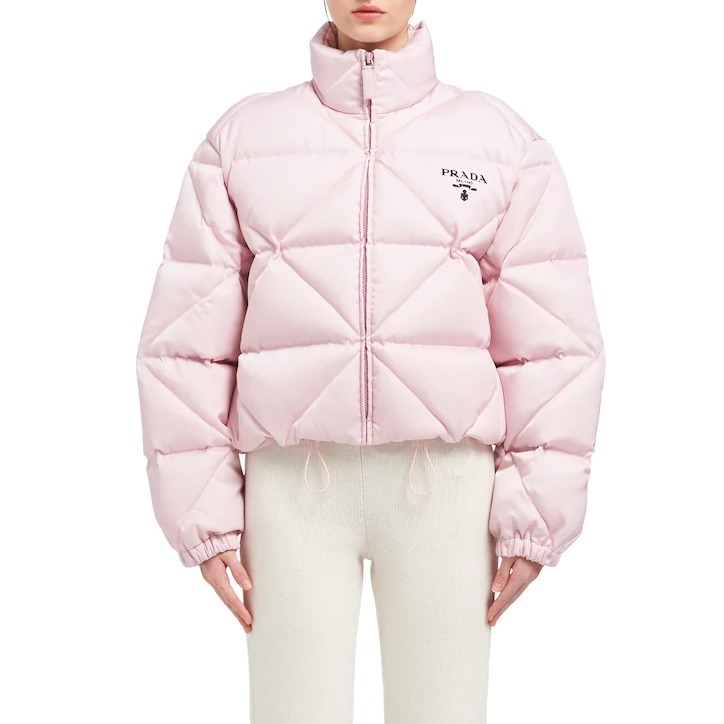 Shop PRADA RE NYLON 2020-21FW Re-nylon gabardine cropped Shop PRADA RE NYLON 2020-21FW Re-nylon gabardine cropped