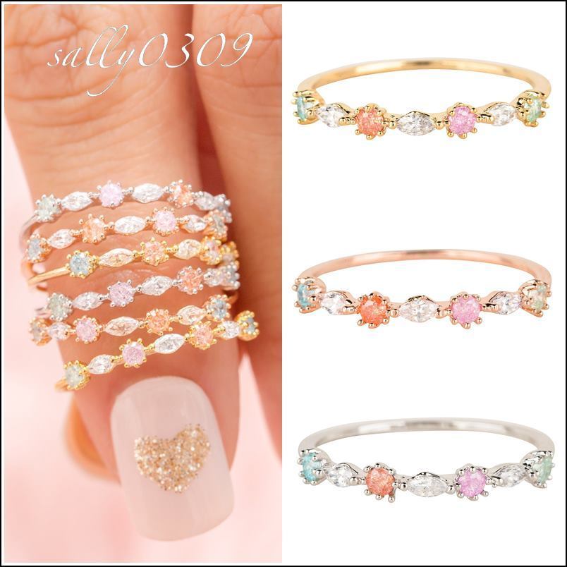 【関税・送料無料】Girlscrew★Pastel Rosie リング 指輪