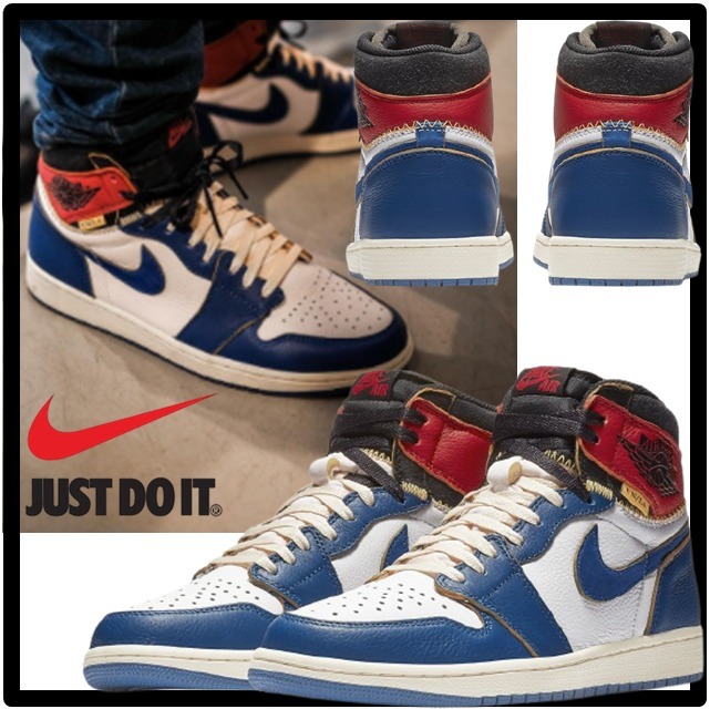 最新 Retro Union x 1 関税込★NIKE★Jordan High To.e★24.5-29 Blue スニーカー 最新 Retro Union x 1 関税込★NIKE★Jordan High To.e★24.5-29 Blue スニーカー
