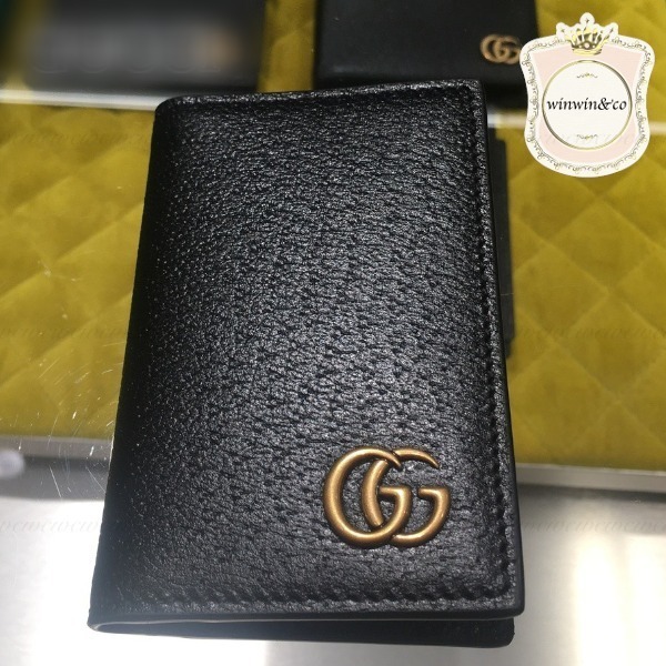 GUCCI【国内発/関税込】GGマーモント レザーカードケース